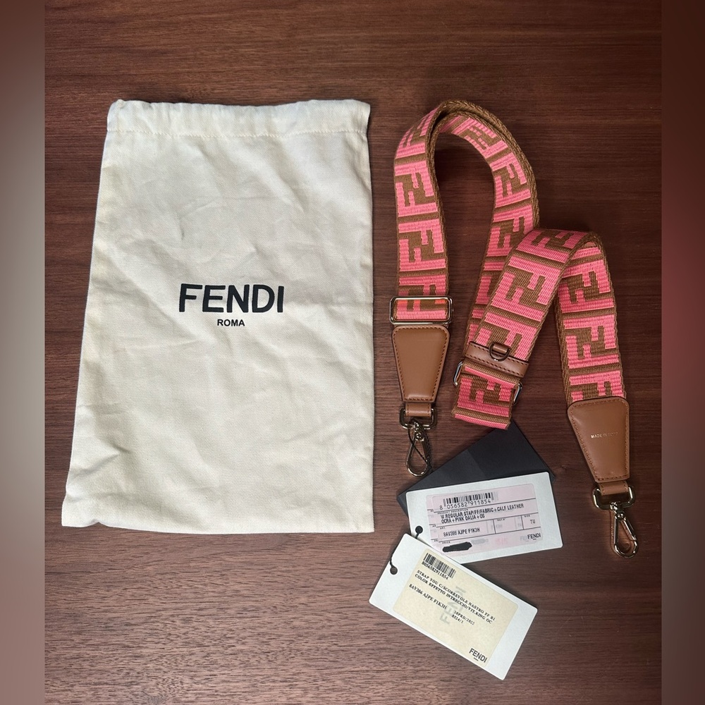 <SOLD> FENDI Strap You Shoulder Strap 125cm(50in)